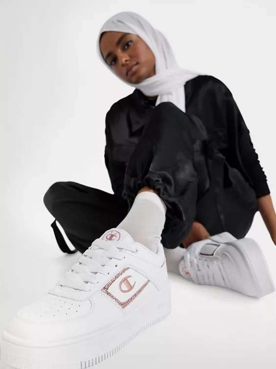 Champion Witte Low Cut Shoe Foul Platform 10 Champion Witte Low Cut Shoe Foul Platform - Afbeelding 8