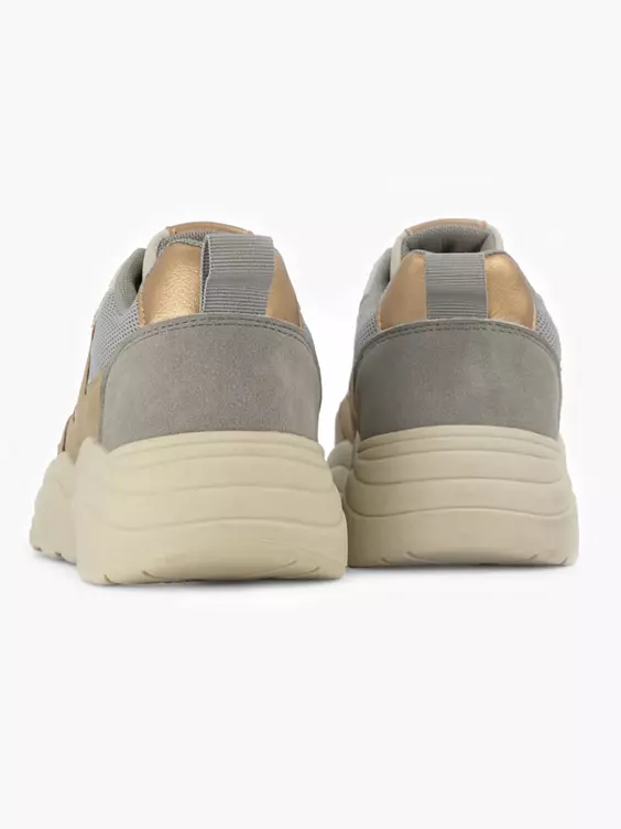Taupe Chunky Sneaker 6 Taupe Chunky Sneaker - Afbeelding 4