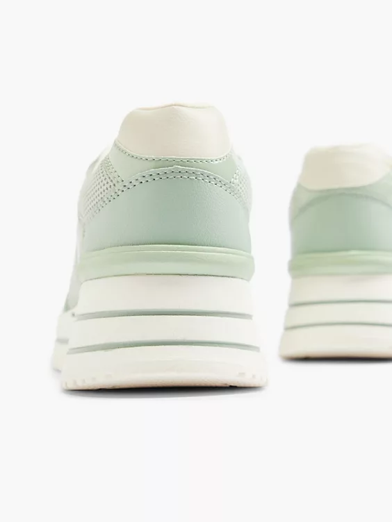 Lichtgroene Sneaker Platform 6 Lichtgroene Sneaker Platform - Afbeelding 4