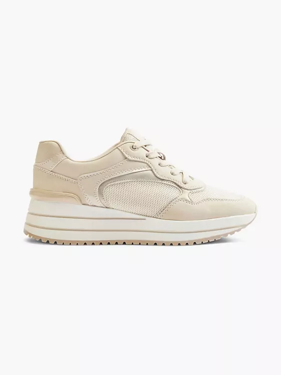 Beige Sneaker Platform 3 Beige Sneaker Platform