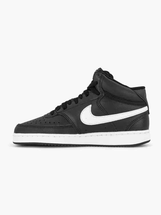 Nike Zwarte Court Vision Mid 4 Nike Zwarte Court Vision Mid - Afbeelding 2
