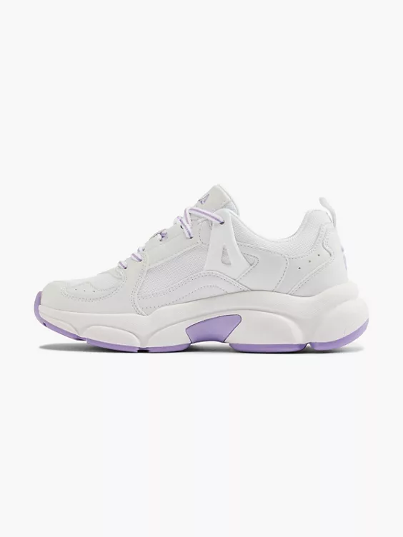 Fila Witte Chunky Sneaker Lila Zool 4 Fila Witte Chunky Sneaker Lila Zool - Afbeelding 2