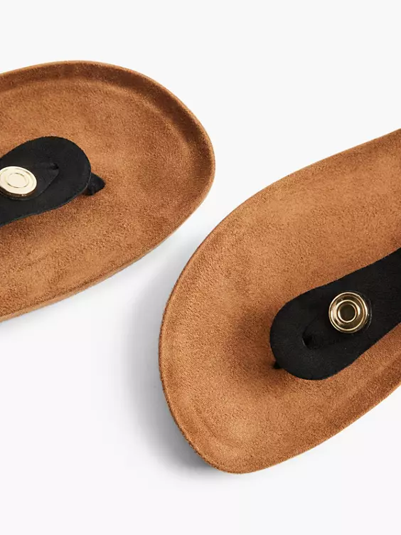 Zwarte Teenslipper 7 Zwarte Teenslipper - Afbeelding 5