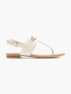 Beige Sandaal Sierketting