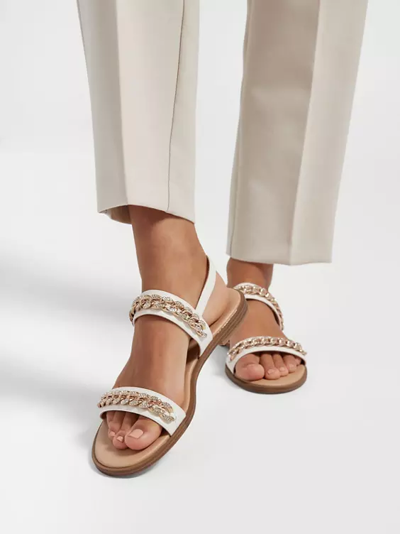 Witte Sandaal Sierketting 9 Witte Sandaal Sierketting - Afbeelding 7