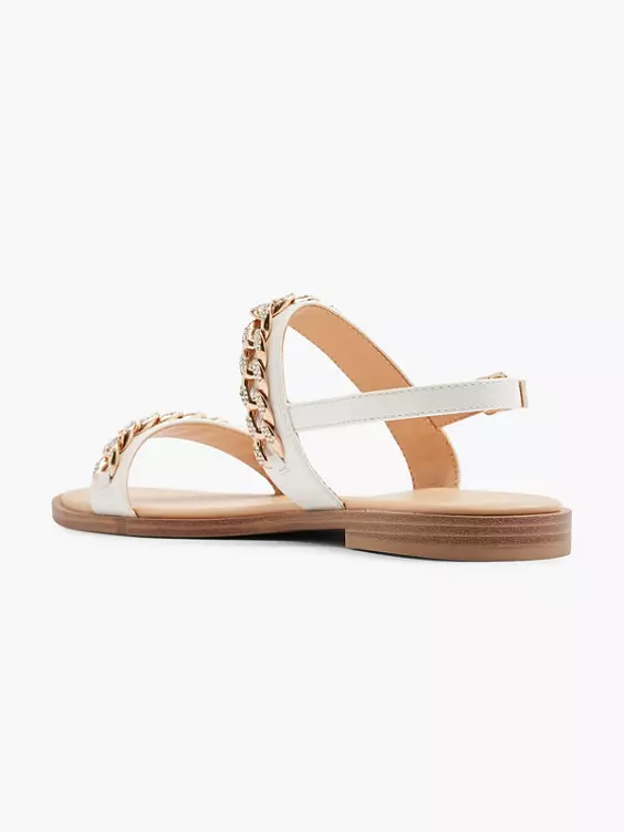 Witte Sandaal Sierketting 5 Witte Sandaal Sierketting - Afbeelding 3