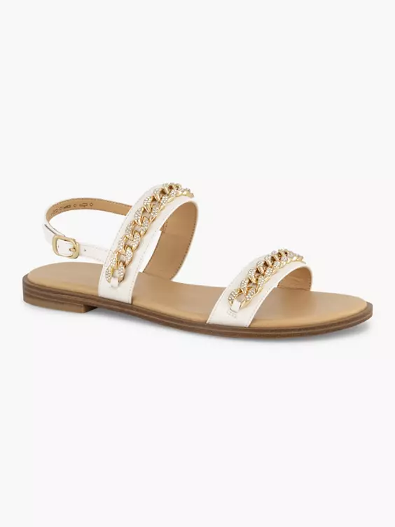 Witte Sandaal Sierketting 8 Witte Sandaal Sierketting - Afbeelding 6