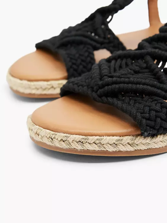 Zwarte Sandaal Touw 7 Zwarte Sandaal Touw - Afbeelding 5