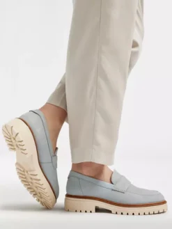 Lichtblauwe Chunky Nubuck Loafer -Skechers Winkel 2171575 H10