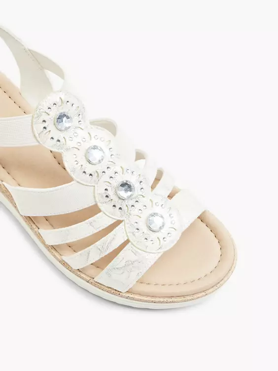 Easy Street Witte Sandaal Sheehak 4 Easy Street Witte Sandaal Sheehak - Afbeelding 2