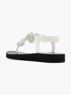 Skechers Witte Sandaal Steentjes -Skechers Winkel 2173469 H3