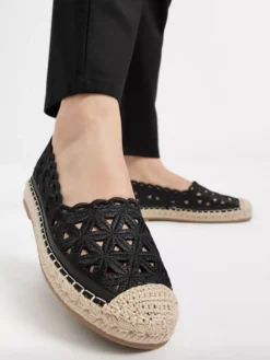 Zwarte Espadrille Kant 11 Zwarte Espadrille Kant -Skechers Winkel 2173737 H10