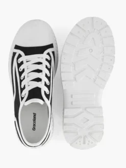 Zwarte Canvas Chunky Sneaker 10 Zwarte Canvas Chunky Sneaker -Skechers Winkel 2174192 H3