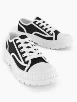 Zwarte Canvas Chunky Sneaker 12 Zwarte Canvas Chunky Sneaker -Skechers Winkel 2174192 H5