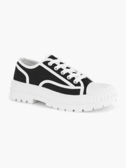Zwarte Canvas Chunky Sneaker 13 Zwarte Canvas Chunky Sneaker -Skechers Winkel 2174192 H6
