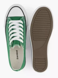Groene Canvas Sneaker 10 Groene Canvas Sneaker -Skechers Winkel 2174249 H3