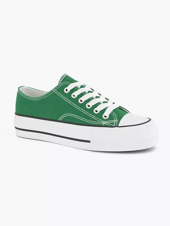 Groene Canvas Sneaker 8 Groene Canvas Sneaker - Afbeelding 6