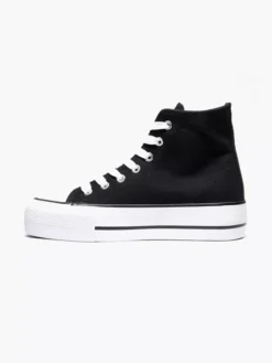 Zwarte Hoge Canvas Sneaker 18 Zwarte Hoge Canvas Sneaker -Skechers Winkel 2174258 H2