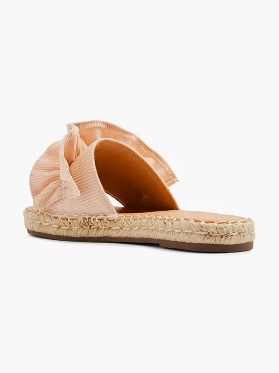 Lichtoranje Slipper Roesjes 5 Lichtoranje Slipper Roesjes - Afbeelding 3