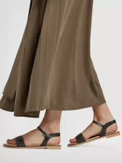 Zwarte Sandaal Gevlochten -Skechers Winkel 2178752 H10