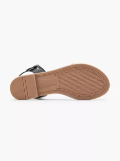 Zwarte Sandaal Gevlochten -Skechers Winkel 2178752 H4
