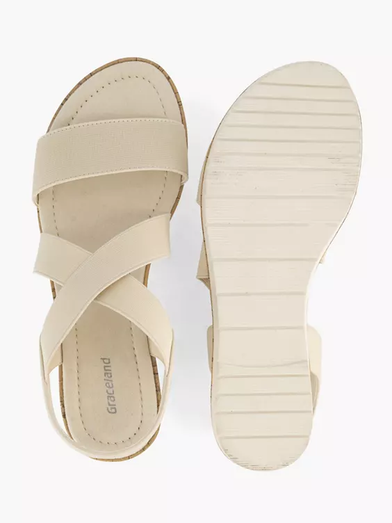 Beige Sandaal 5 Beige Sandaal - Afbeelding 3