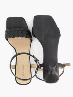 Zwarte Sandalette Gevlochten -Skechers Winkel 2180224 H3