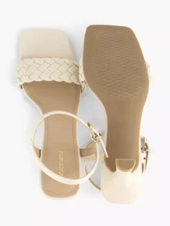 Beige Sandalette Gevochten -Skechers Winkel 2180229 H3