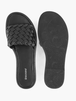 Zwarte Slipper Gevlochten -Skechers Winkel 2180328 H3