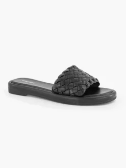 Zwarte Slipper Gevlochten -Skechers Winkel 2180328 H6