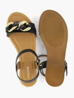 Zwarte Sandaal Sierketting -Skechers Winkel 2180375 H3