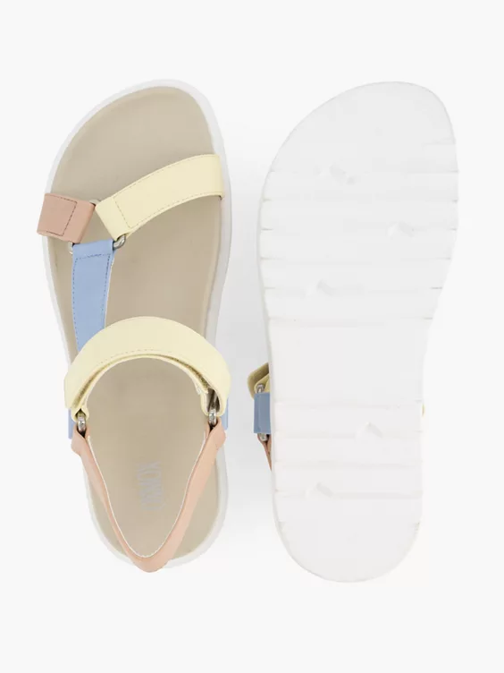 Gekleurde Pastel Chunky Sandaal 5 Gekleurde Pastel Chunky Sandaal - Afbeelding 3