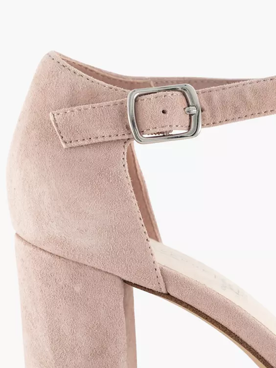 Lichtroze Suéde Sandalette 7 Lichtroze Suéde Sandalette - Afbeelding 5