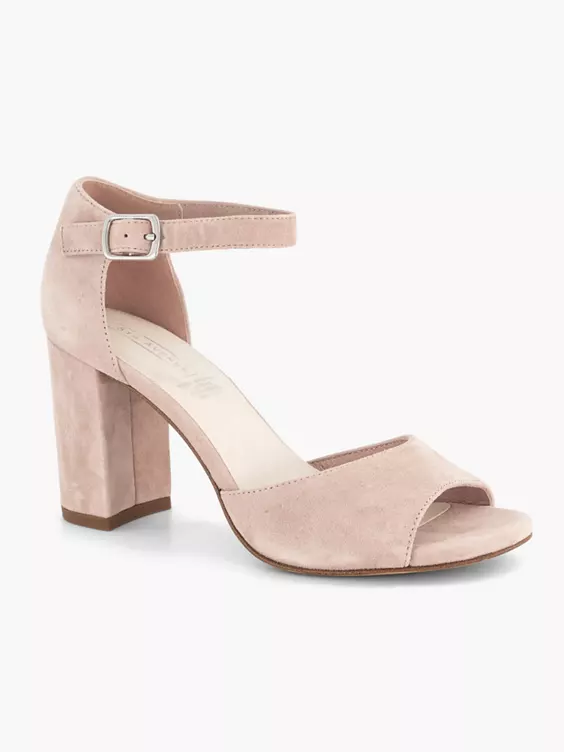 Lichtroze Suéde Sandalette 8 Lichtroze Suéde Sandalette - Afbeelding 6