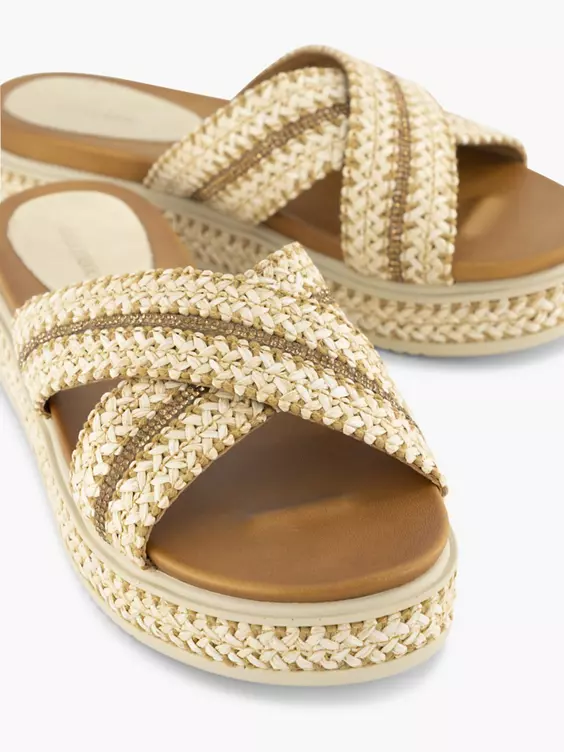 Beige Platform Sneaker 5 Beige Platform Sneaker - Afbeelding 3