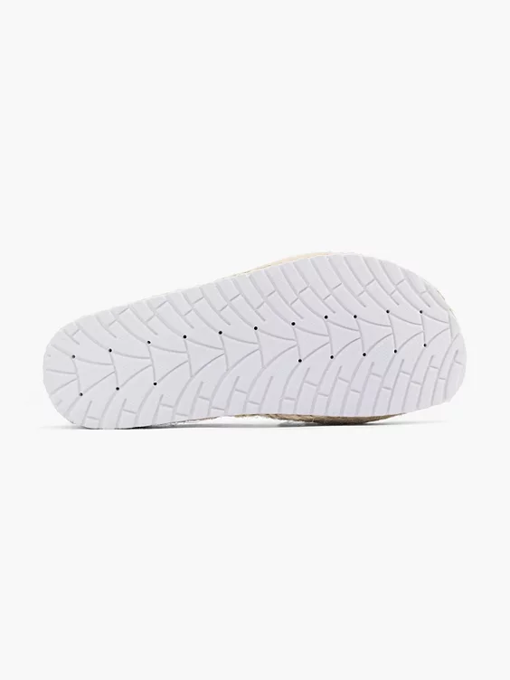Witte Platform Slipper Siergesp 5 Witte Platform Slipper Siergesp - Afbeelding 4