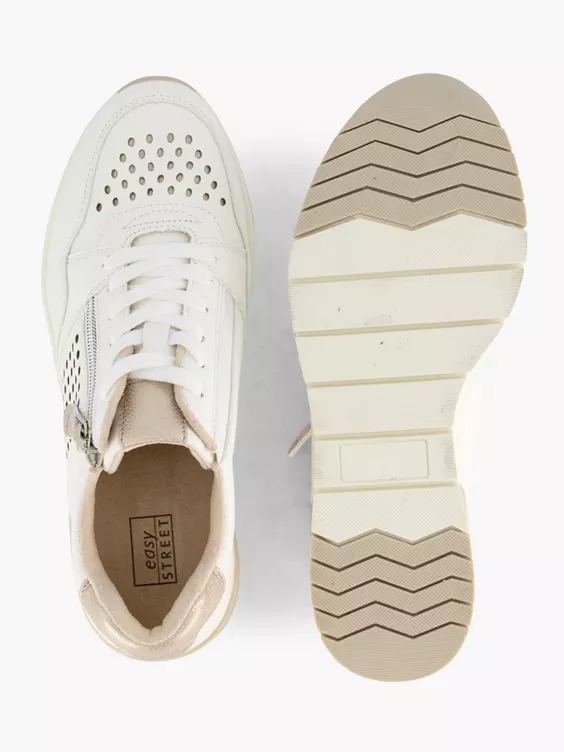 Easy Street Witte Sneaker Sleehak 5 Easy Street Witte Sneaker Sleehak - Afbeelding 3