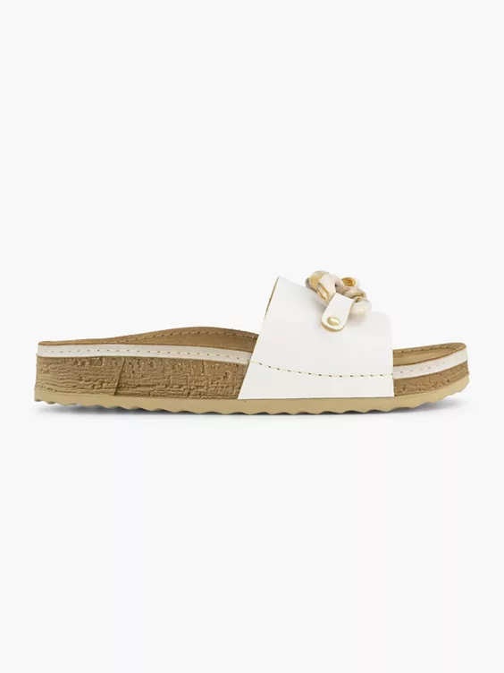 Easy Street Witte Slipper Siergesp 3 Easy Street Witte Slipper Siergesp