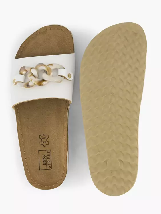 Easy Street Witte Slipper Siergesp 5 Easy Street Witte Slipper Siergesp - Afbeelding 3