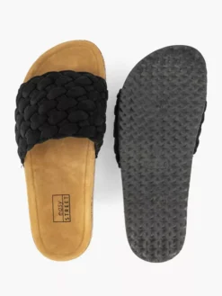 Easy Street Zwarte Slipper Knitted -Skechers Winkel 2184345 H3