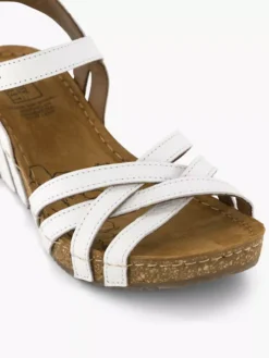 Easy Street Witte Sandaal Sleehak -Skechers Winkel 2184597 H5