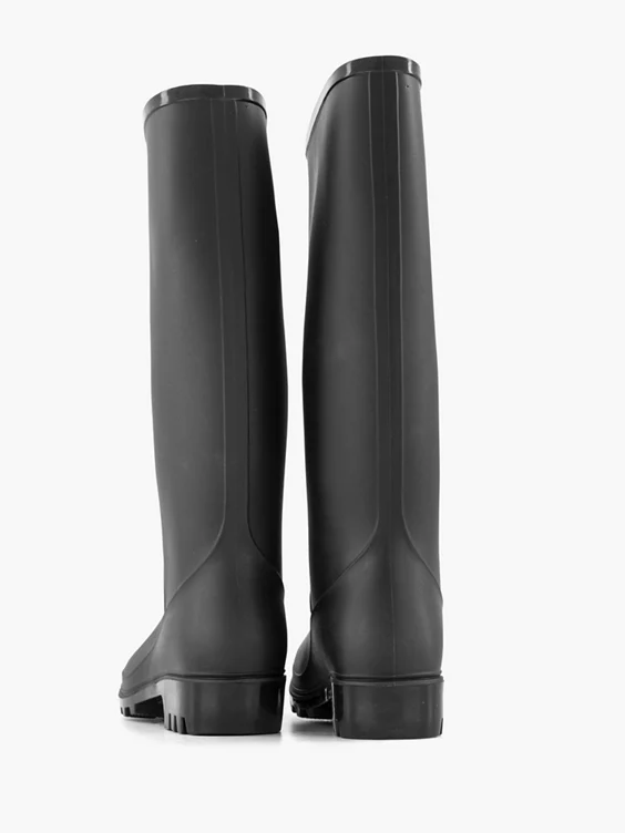 Zwarte Lange Regenlaars 6 Zwarte Lange Regenlaars - Afbeelding 4