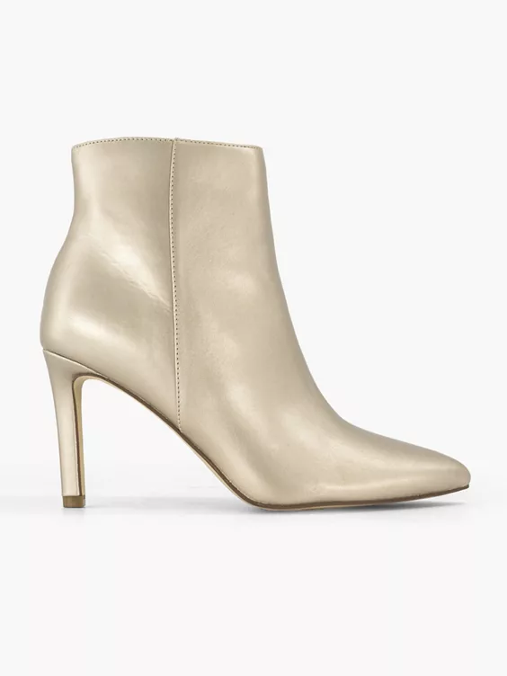 Gouden Enkellaars Hak 3 Gouden Enkellaars Hak