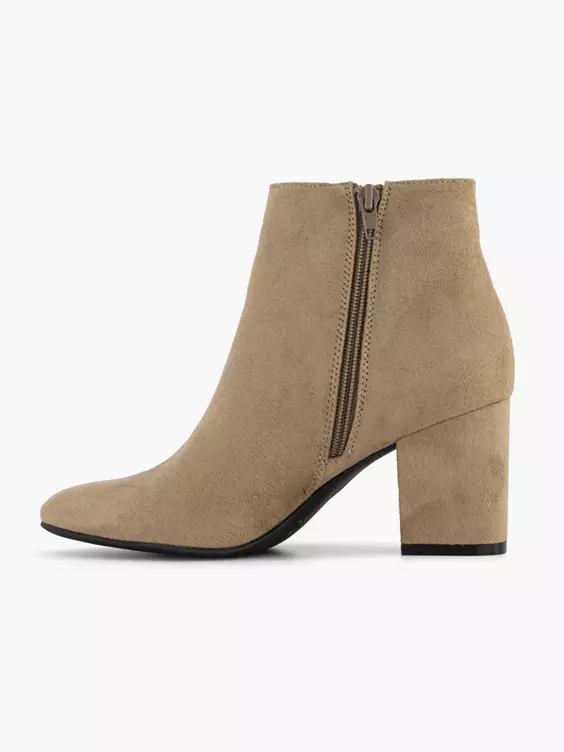 Beige Enkellaars Sierrits 4 Beige Enkellaars Sierrits - Afbeelding 2