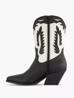 Zwart/ Witte Cowboy Laars -Skechers Winkel 2203453 H2
