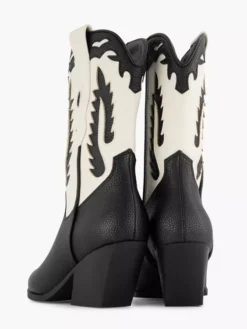 Zwart/ Witte Cowboy Laars -Skechers Winkel 2203453 H3