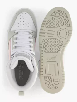 Witte Puma Rebound V6 Mid Jr -Skechers Winkel 2211604 H3