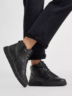 Zwarte Leren Hoge Sneaker 11 Zwarte Leren Hoge Sneaker -Skechers Winkel 2218331 H10