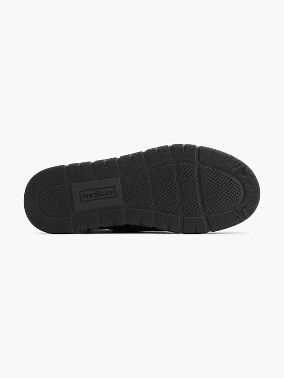 Zwarte Leren Hoge Sneaker 6 Zwarte Leren Hoge Sneaker - Afbeelding 4