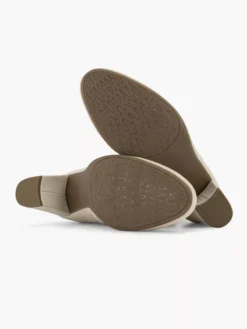 Creme Leren Enkellaars -Skechers Winkel 2225701 H3